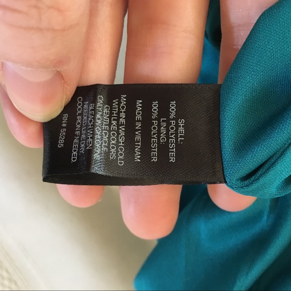 express dress halter teal NWOT - Picture 6 of 8